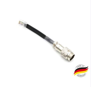 Preview: Mikrofonadapter Buchse 6polig GDCH auf Albrecht AE5900 8polig RJ45.